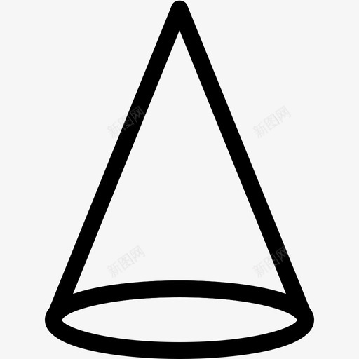 三角形体积几何学家图标svg_新图网 https://ixintu.com 三角形体积 几何学家