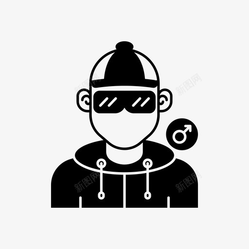 男人化身个人资料用户图标svg_新图网 https://ixintu.com 个人资料 化身男人 年轻人 用户 男人化身