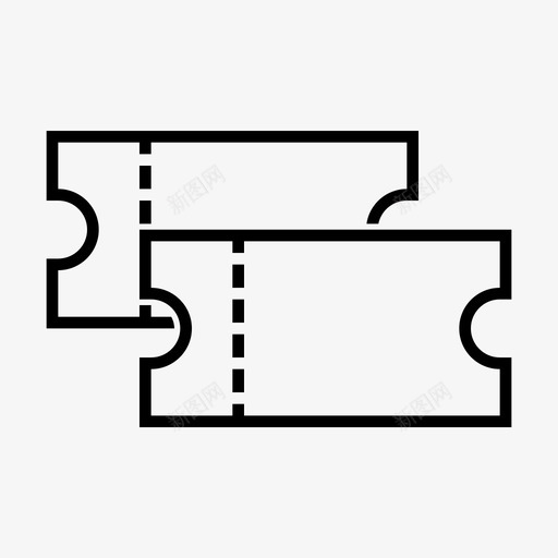 优惠券商务折扣图标svg_新图网 https://ixintu.com 优惠券 商务 存根 折扣 机票 通行证