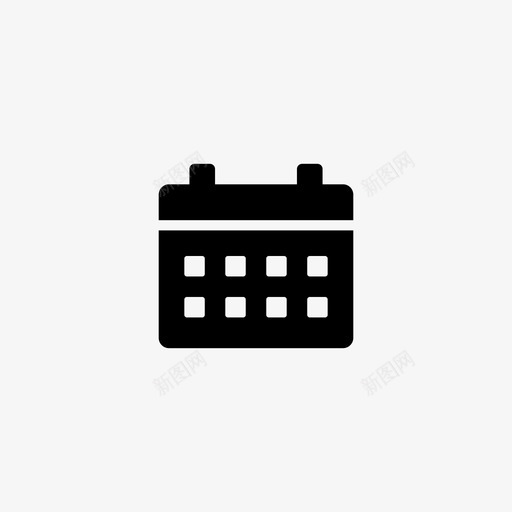 日历财务货币图标svg_新图网 https://ixintu.com 日历 财务 财务4 货币