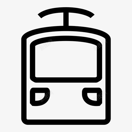 轻轨通勤max图标svg_新图网 https://ixintu.com max 公共交通 太平洋西北部 火车 轻轨 通勤