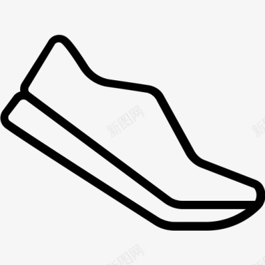 跑步运动鞋图标图标