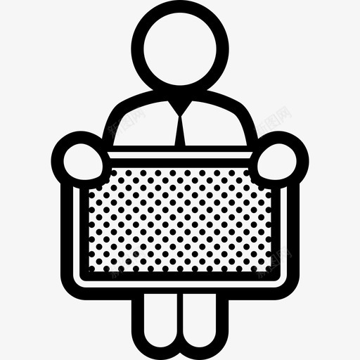 男人板生意男人点图标svg_新图网 https://ixintu.com 生意 男人板 男人点