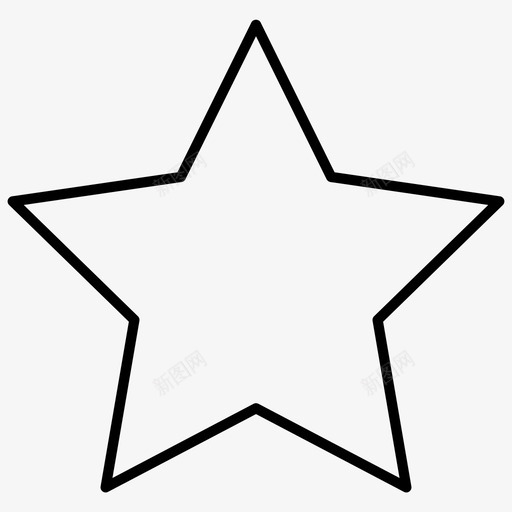 星星最爱比率图标svg_新图网 https://ixintu.com 几何形状 星星 最爱 比率