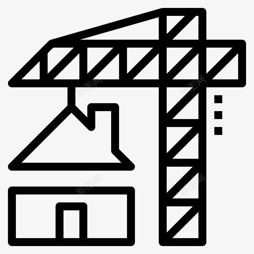 房屋建造建造房屋图标svg_新图网 https://ixintu.com 建造 房地产 房屋 房屋建造
