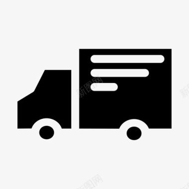 送货车移动卡车图标图标