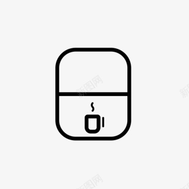 咖啡机浓缩咖啡机家具套装3图标图标