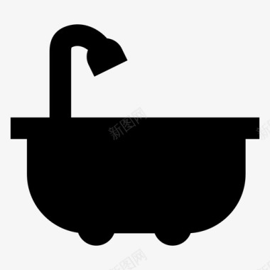 浴缸材质ui图标图标