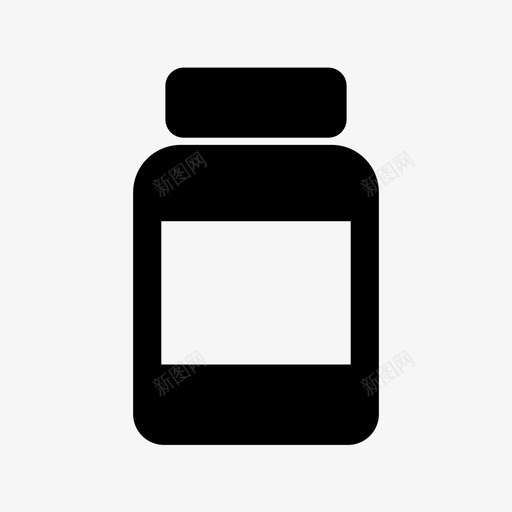 药瓶子药瓶图标svg_新图网 https://ixintu.com 瓶子 药 药瓶