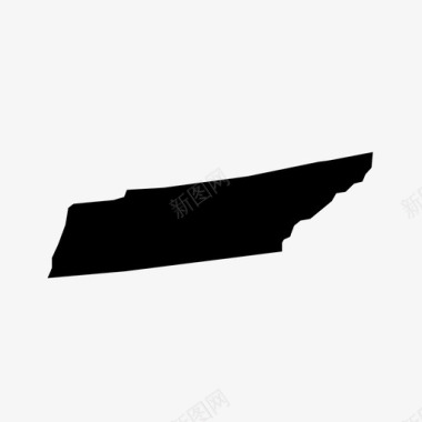 田纳西州美国地理图标图标