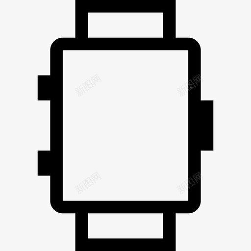 智能手表应用程序手机图标svg_新图网 https://ixintu.com tiny 应用程序 手机 智能手表