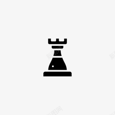 国际象棋战略市场营销车图标图标