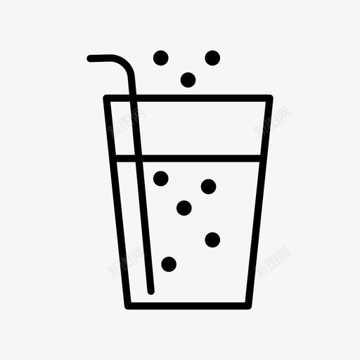 杯子碳酸饮料汽水图标svg_新图网 https://ixintu.com 杯子 水 汽水 玻璃杯 碳酸饮料
