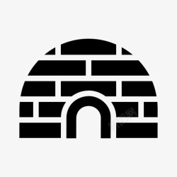 爱斯基摩人房子冰屋爱斯基摩人房子图标高清图片
