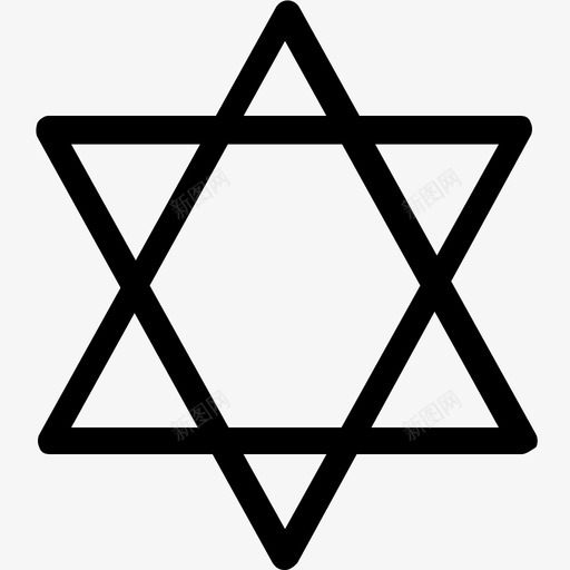 以色列犹太人几何学家图标svg_新图网 https://ixintu.com 以色列 几何学家 犹太人