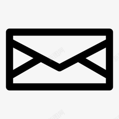信封封闭式电子邮件图标图标