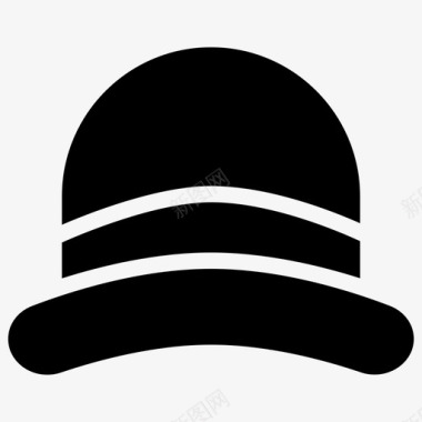 帽子服装时尚图标图标