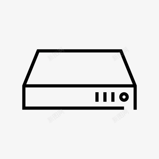 硬盘数据存储设备图标svg_新图网 https://ixintu.com 数据存储 硬盘 设备