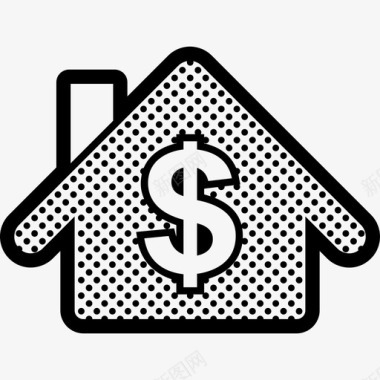 抵押贷款房屋房屋抵押贷款价格房产图标图标