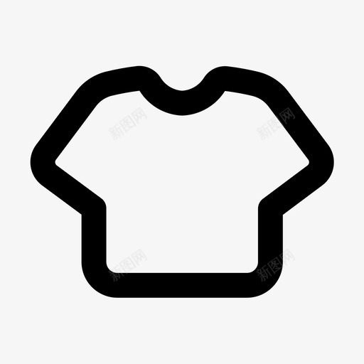 T恤衣服外套图标svg_新图网 https://ixintu.com T恤 可爱的游戏图标 外套 游戏 衣服
