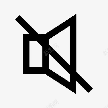 声音静音没有图标图标