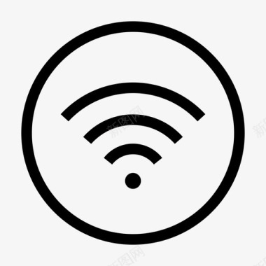 wifi按钮连接网络图标图标