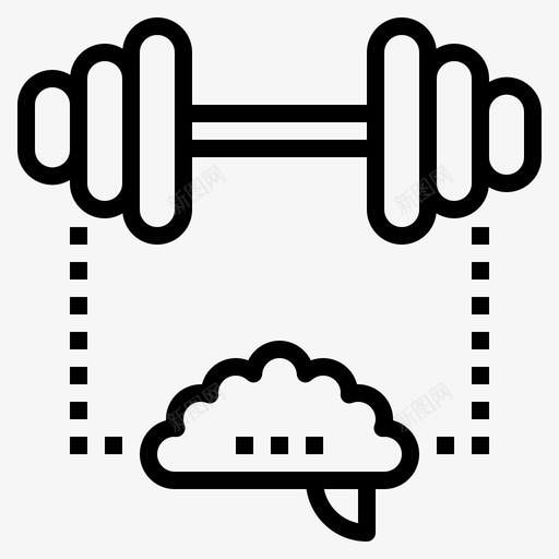 脑力锻炼学习训练图标svg_新图网 https://ixintu.com 学习 脑力锻炼 训练