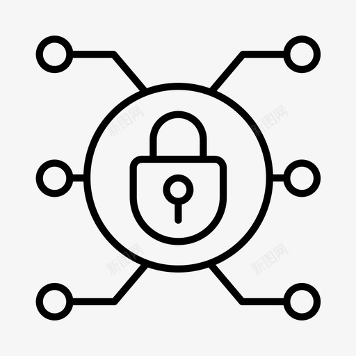 安全网络安全电子商务图标svg_新图网 https://ixintu.com 安全 电子商务 网络安全 锁