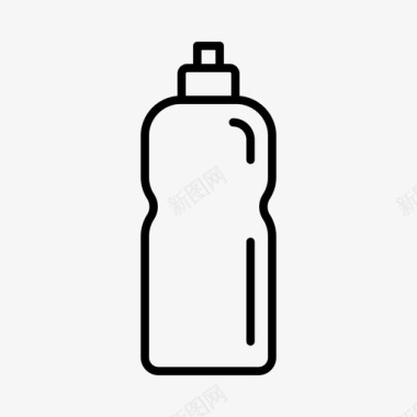 瓶子清洁剂消毒剂图标图标
