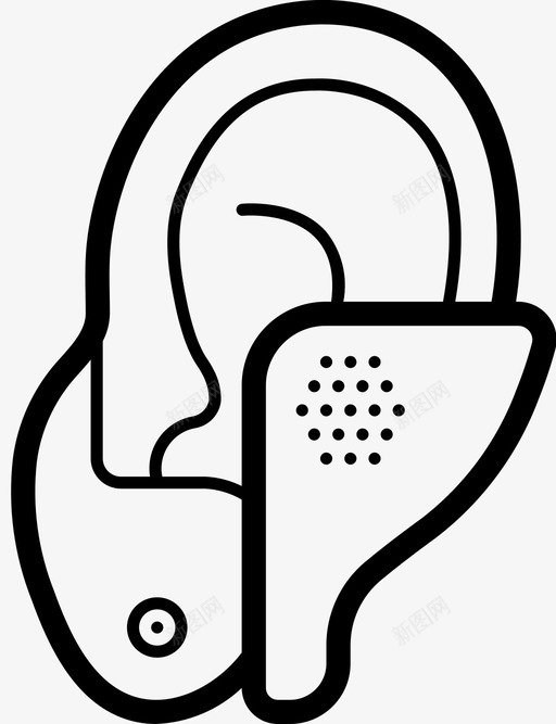 听觉植入控制论控制论概要图标svg_新图网 https://ixintu.com 听觉植入 控制论 控制论概要