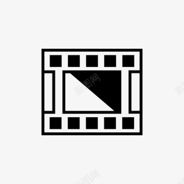 胶卷照相机电影院图标图标
