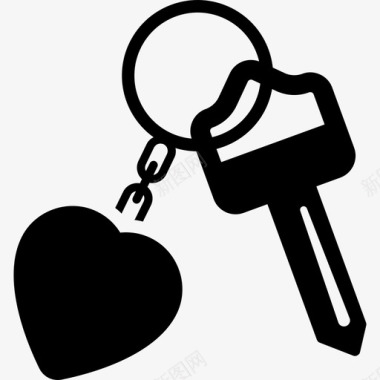 住宅钥匙房屋钥匙抵押贷款图标图标