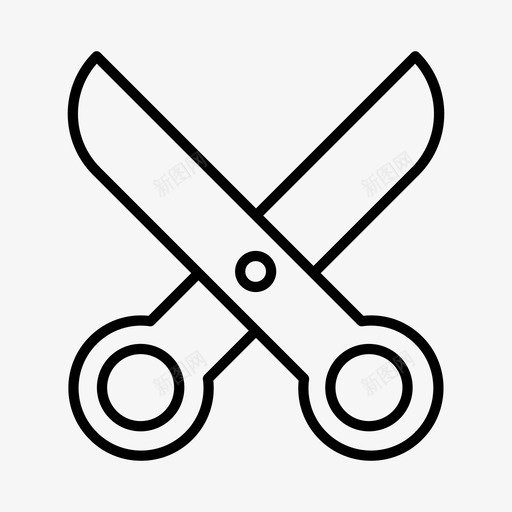 剪刀艺术创意图标svg_新图网 https://ixintu.com 创意 剪 剪刀 电子商务 艺术