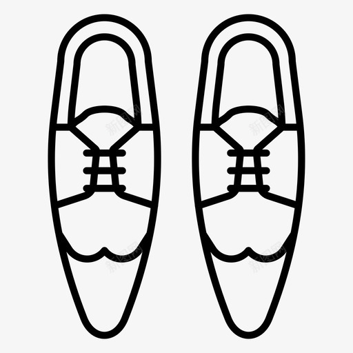 鞋子西装工作服图标svg_新图网 https://ixintu.com 工作服 工作鞋 西装 鞋子