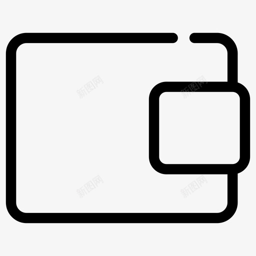 钱包一般用户界面收藏图标svg_新图网 https://ixintu.com 一般用户界面收藏 钱包