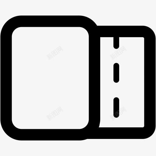 纸巾浴室卫生间图标svg_新图网 https://ixintu.com 单人生活图标包 卫生间 浴室 纸巾