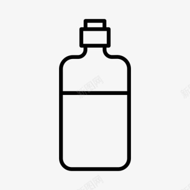 采购产品瓶子酒精蒸馏饮料图标图标