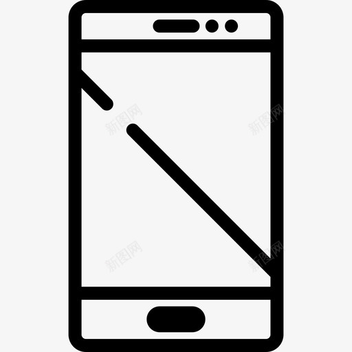 智能手机技术小工具图标svg_新图网 https://ixintu.com 小工具 技术 智能手机