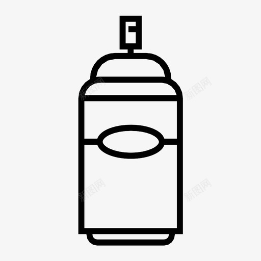 喷壶艺术图标svg_新图网 https://ixintu.com 喷壶 喷漆 艺术 设计