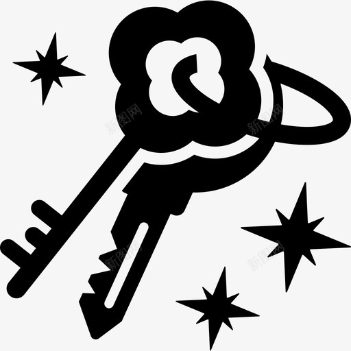 钥匙通道房子钥匙图标svg_新图网 https://ixintu.com 房地产符号概念图标 房子钥匙 通道 钥匙