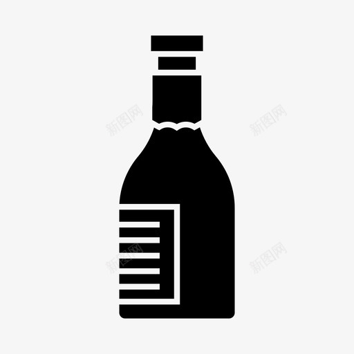 饮料瓶子烹饪图标svg_新图网 https://ixintu.com 圣诞铭文 烹饪 瓶子 饮料