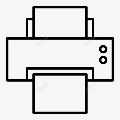 打印机计算机外围设备电子设备图标svg_新图网 https://ixintu.com 打印机 教育用品 电子设备 纸张 计算机外围设备 设备