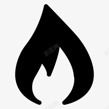 火焰燃烧火图标图标