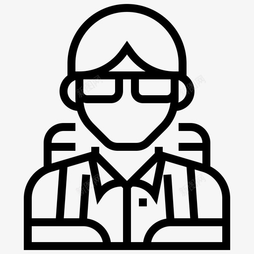 学生教育人图标svg_新图网 https://ixintu.com 人 学生 教育 教育2