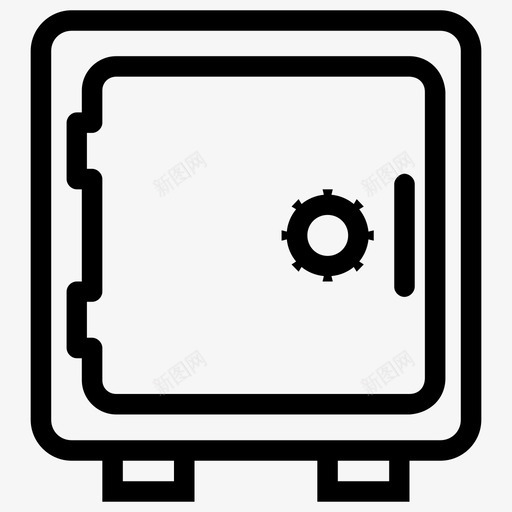 保险库商业存款图标svg_新图网 https://ixintu.com 保险库 保险箱 商业 存款 钱