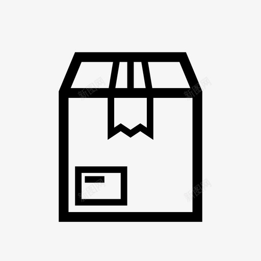 包裹箱子寄售图标svg_新图网 https://ixintu.com 包装 包裹 包裹和信件运输 寄售 快递服务 箱子 装运