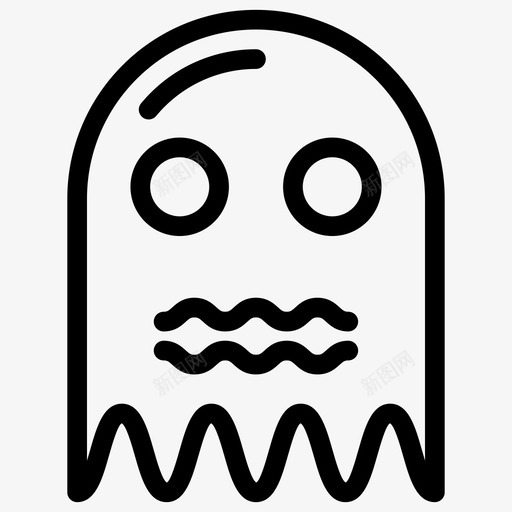 booghost万圣节图标svg_新图网 https://ixintu.com boo ghost 万圣节 万圣节的线图标 幽灵 恐怖