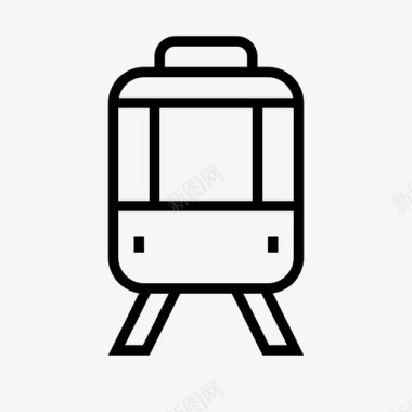 火车城市列车地铁图标图标