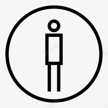 男洗手间图标图标