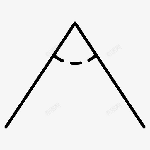 角度几何形状图标svg_新图网 https://ixintu.com 几何形状 角度